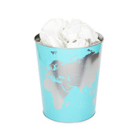 balvi-desk-globe-corbeille-papier-mappemonde-bureau image 3