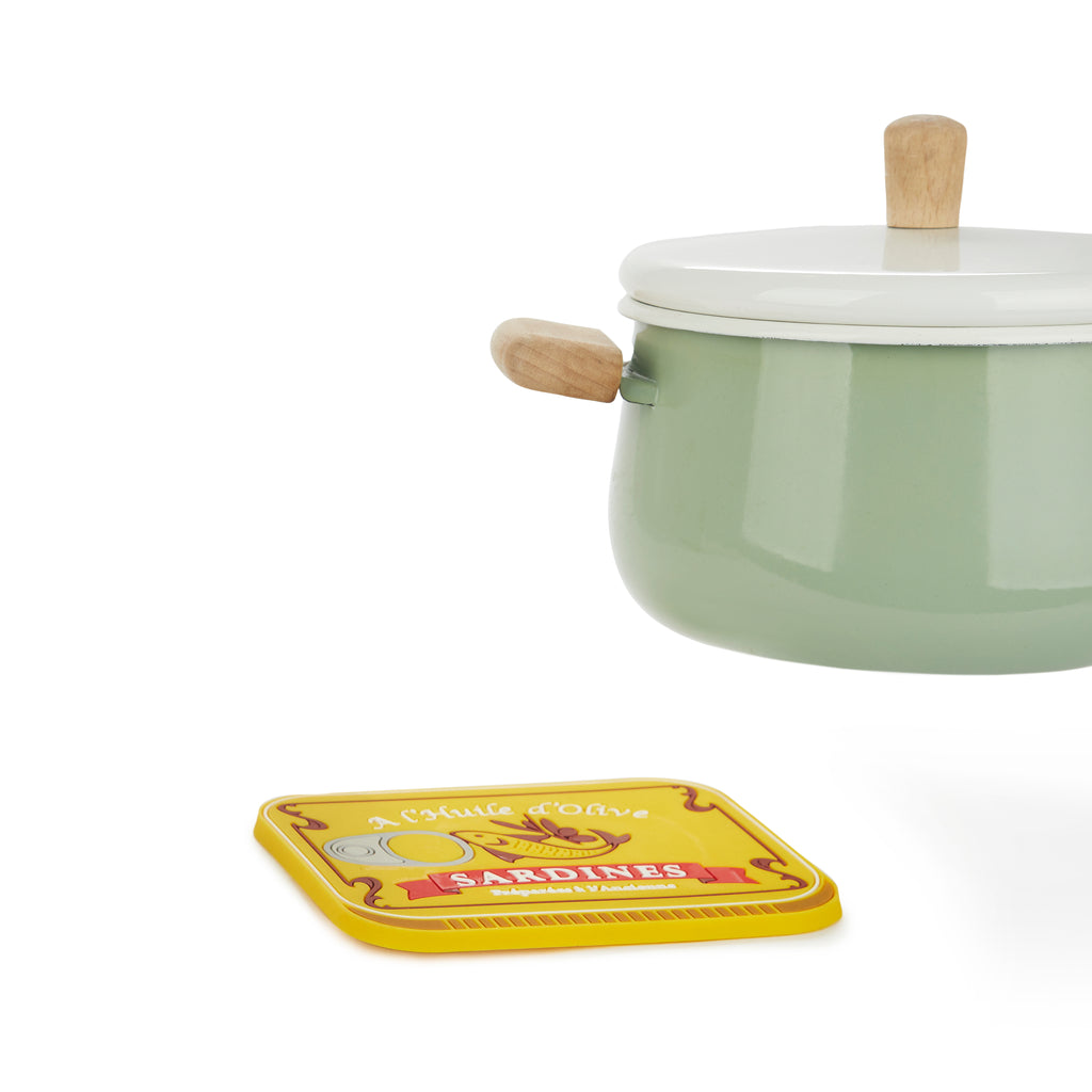 balvi-kitchen-sardines-dessous-de-plat-jaune-plastique image 4