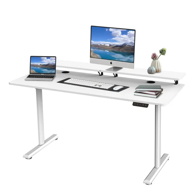 ordeluxe-table-bureau-lectrique-140x60-hauteur-r-glable image 1