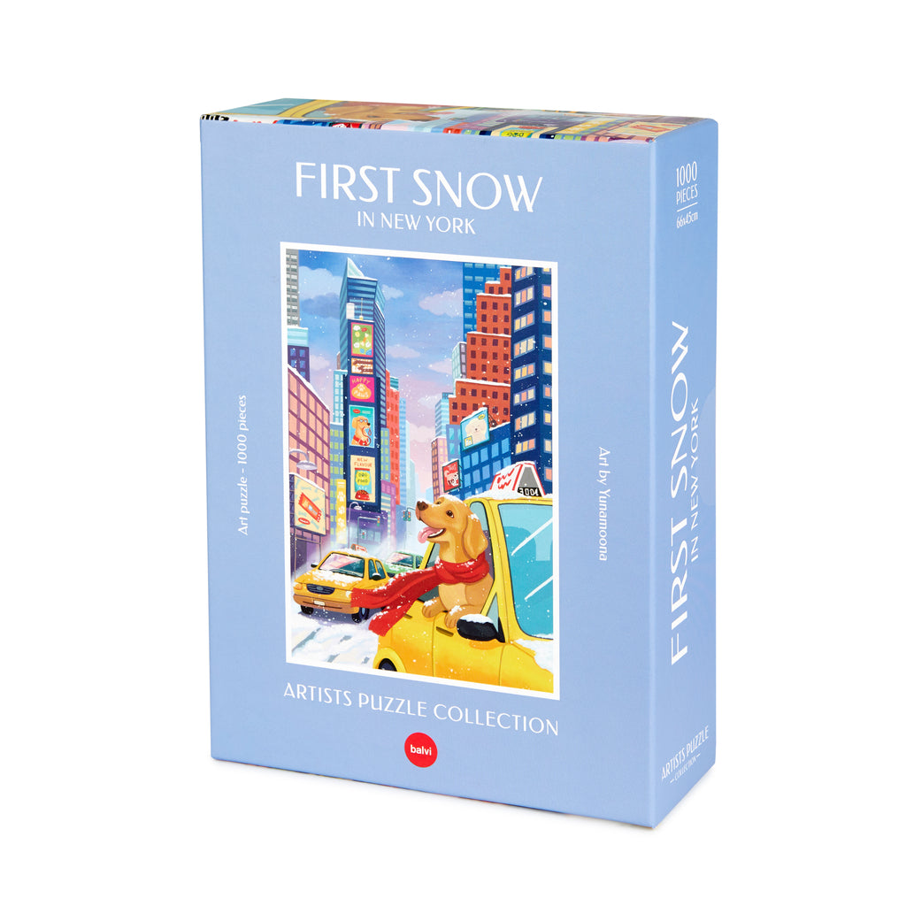 balvi-first-snow-in-new-york-puzzle-1000-pi-ces image 1