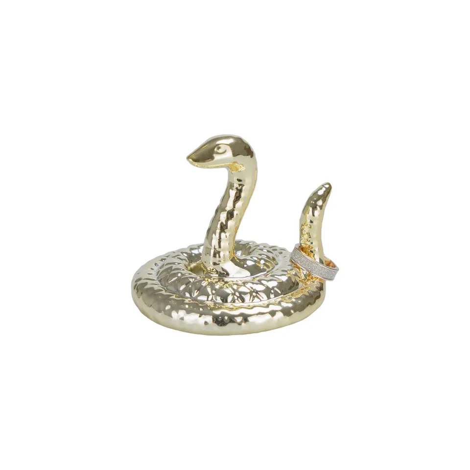 balvi-home-decor-ureus-porte-bijoux-serpent-dor image 1