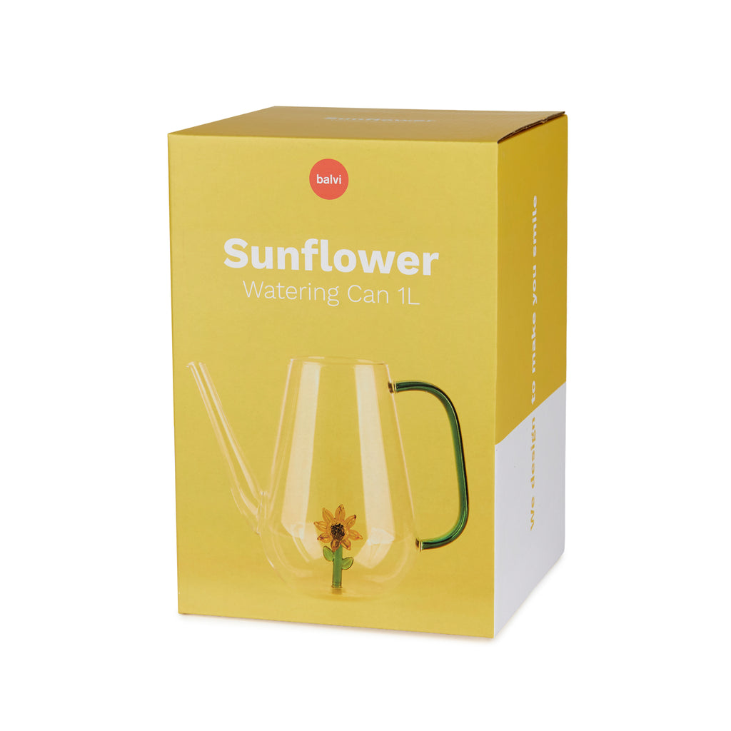 balvi-home-decor-botanical-sunflower-arrosoir-verre-jaune image 5