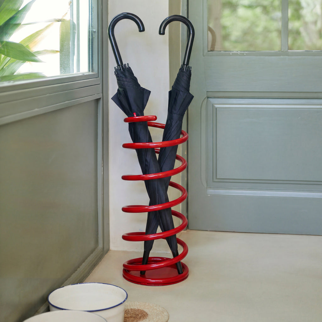 balvi-home-decor-spirale-porte-parapluie-m-tal-ressort-noir image 8