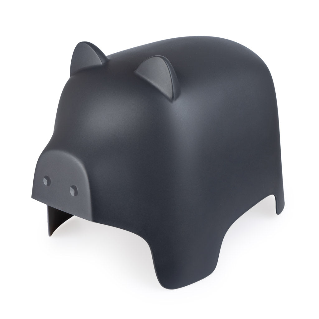 balvi-home-decor-piggy-tabouret-cochon-gris-plastique-d-appoint image 1