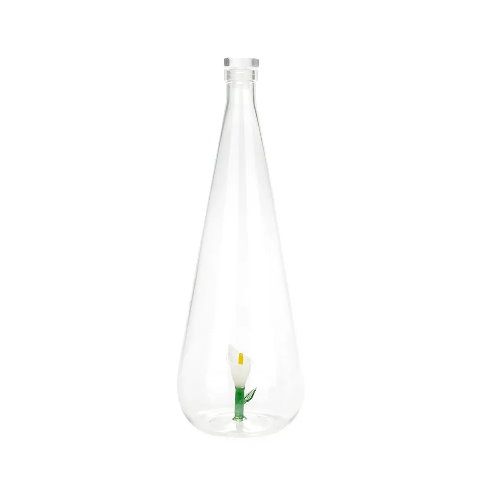 balvi-botanical-lily-bouteille-verre-lys-blanc image 1