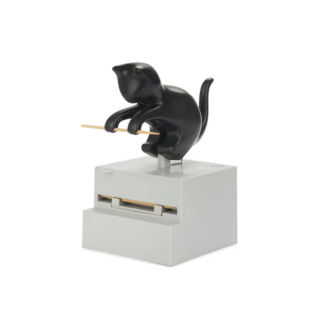 balvi-frisky-porte-cure-dents-chat-pour-table image 1