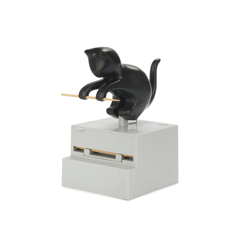 balvi-frisky-porte-cure-dents-chat-pour-table image 1