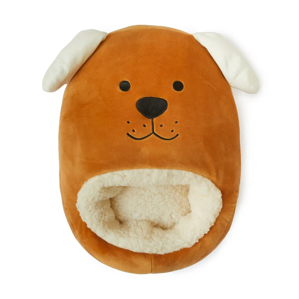 balvi-woof-chauffe-pieds-chien-peluche-hiver image 1