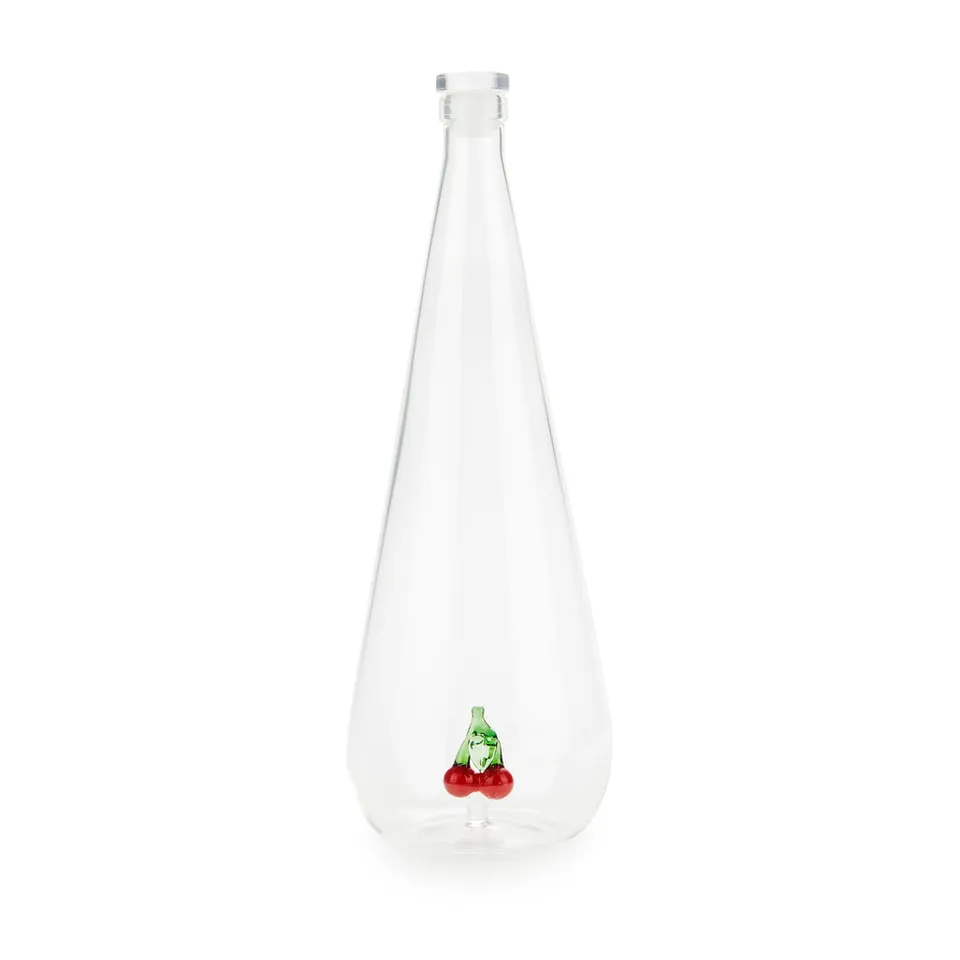 balvi-kitchen-botanical-cherry-bouteille-verre-cerise image 1