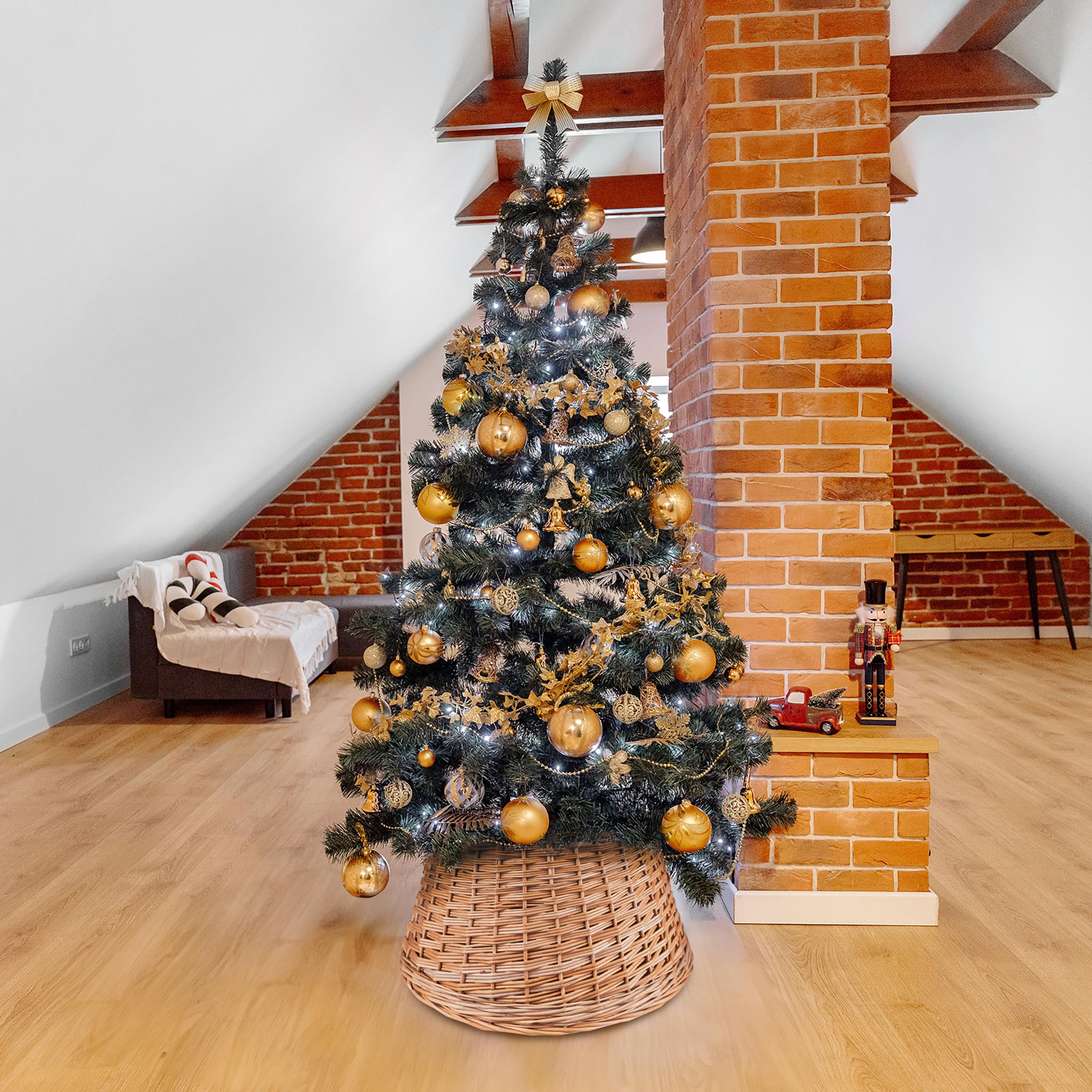 creative-home-d-coration-de-no-l-cache-pied-sapin-naturel-47-cm image 2