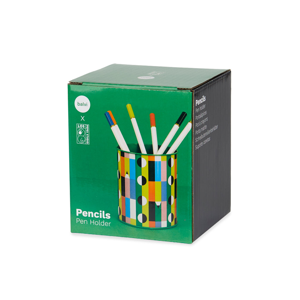 balvi-los-pepes-pot-crayons-vert-m-tal-r-tro image 4