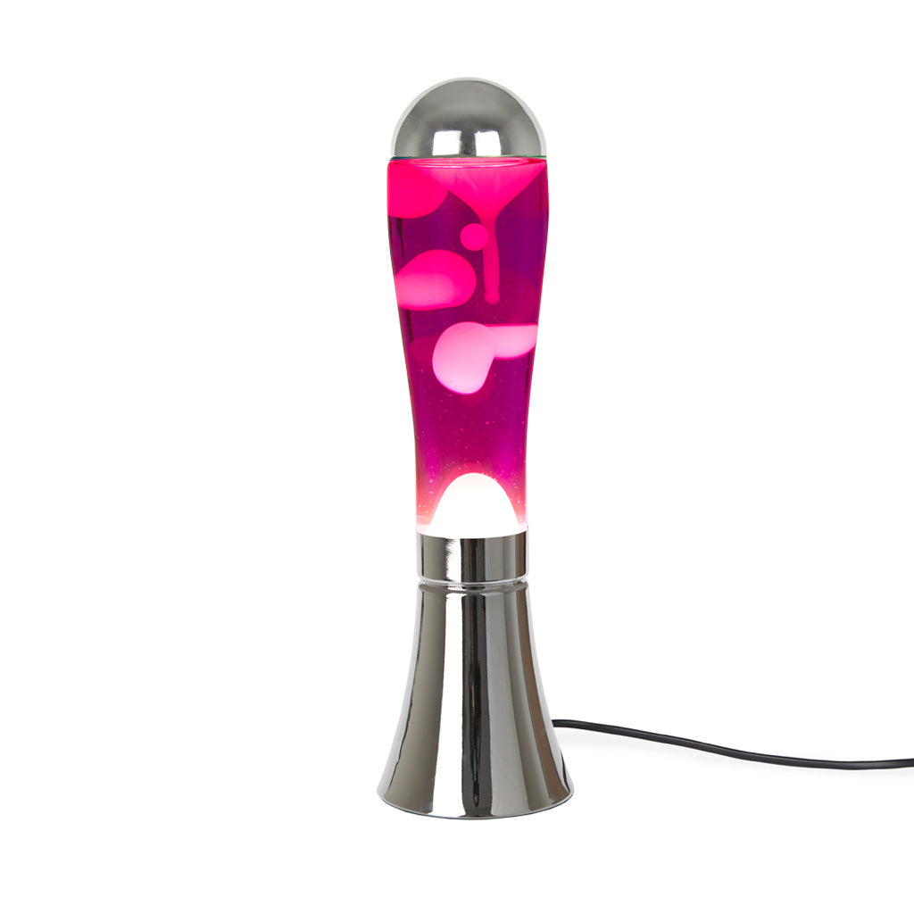 balvi-magma-lampe-lave-rose-aluminium-verre image 1