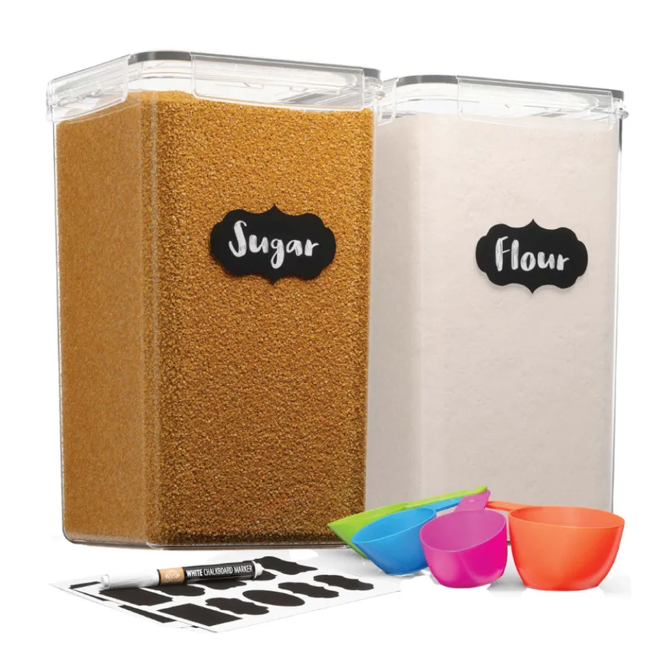 chef-s-path-extra-large-bo-te-farine-herm-tique-6-5-l-lot-2-noir image 1