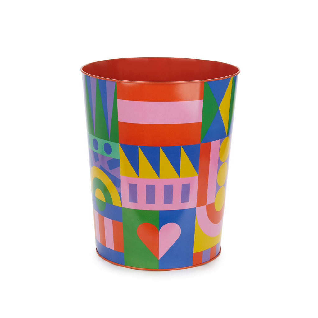 balvi-desk-los-pepes-hearts-corbeille-papier-bureau-m-tal-rouge image 5