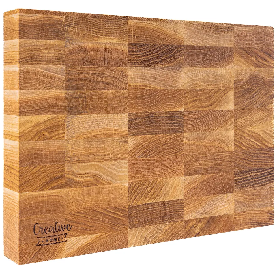 creative-home-grande-planche-d-couper-bois-32x24x4-cm-h-tre image 1