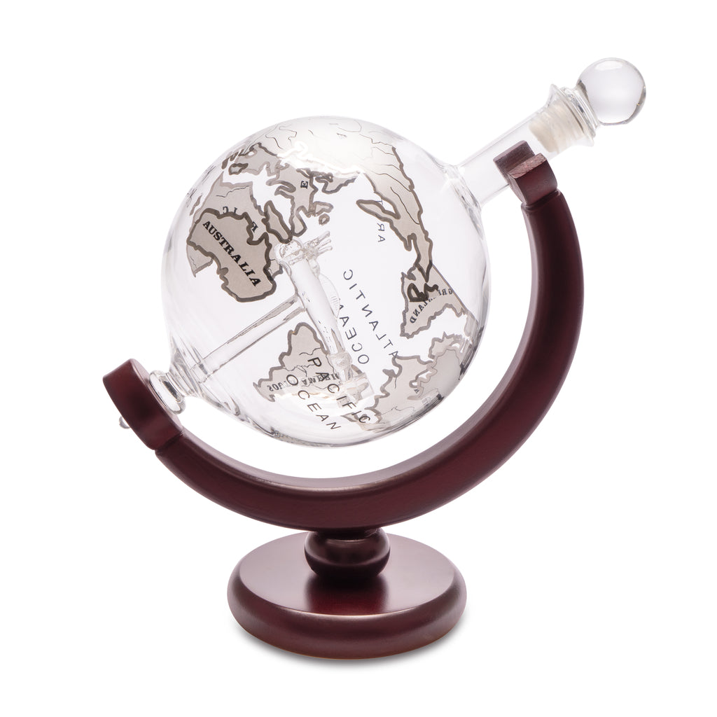 balvi-kitchen-globe-carafe-whisky-verre-avion-socle-bois image 3